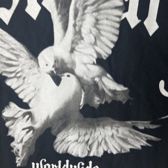 Natives Of The Weekend Men’s Medium-Visonary T-shirt White Doves - Picture 4 of 8